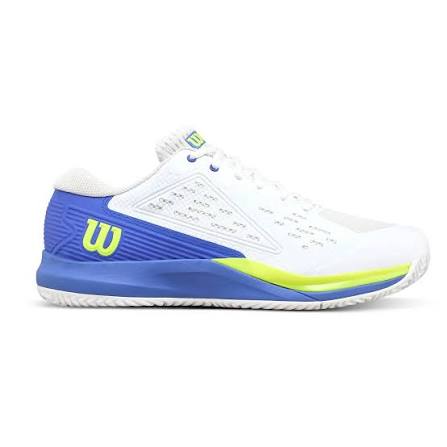 Wilson Rush Pro Ace (White/Amparo Blue/Safety Yellow)