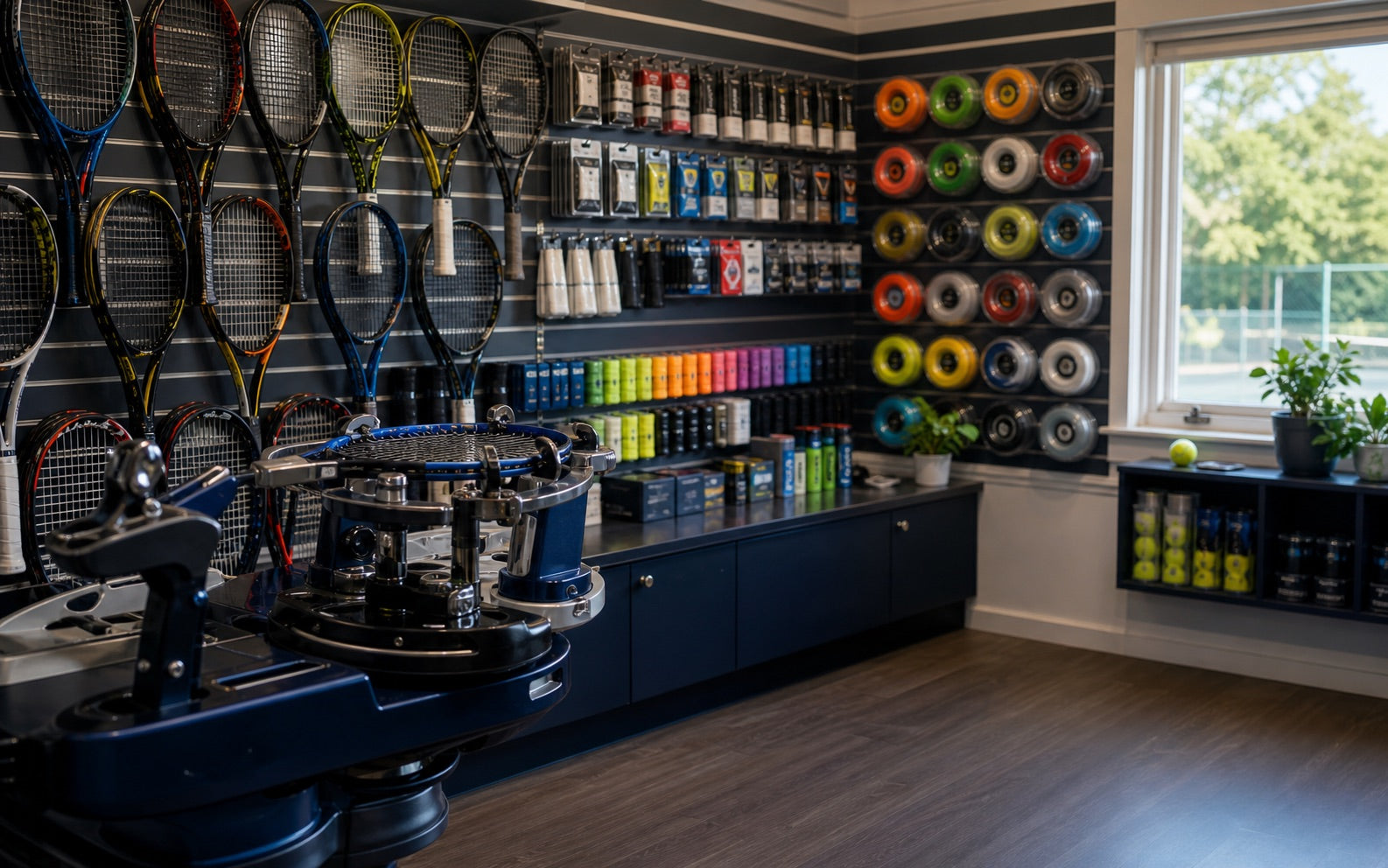 Inside the Restring in Leeds pro shop